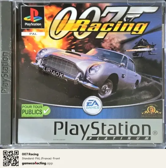 007 Racing PlayStation, France box front