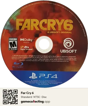 Far Cry 6 PlayStation 4, NTSC disc
