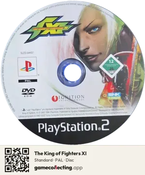 The King of Fighters XI PlayStation 2, PAL disc