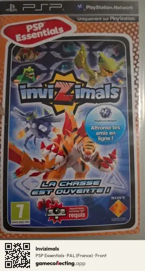 Invizimals PlayStation Portable, France box front