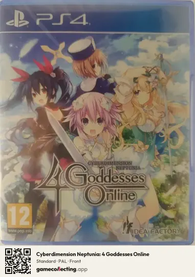 Cyberdimension Neptunia: 4 Goddesses Online PlayStation 4, PAL box front