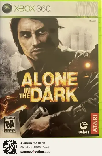 Alone in the Dark Xbox 360, NTSC box front