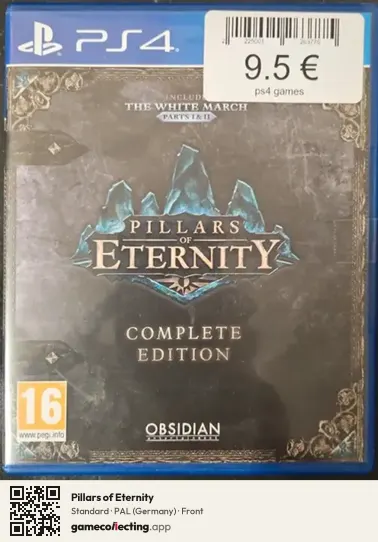 Pillars of Eternity PlayStation 4, Germany box front