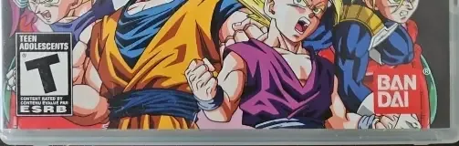 Dragon Ball: Raging Blast 2, the ESRB box on its front