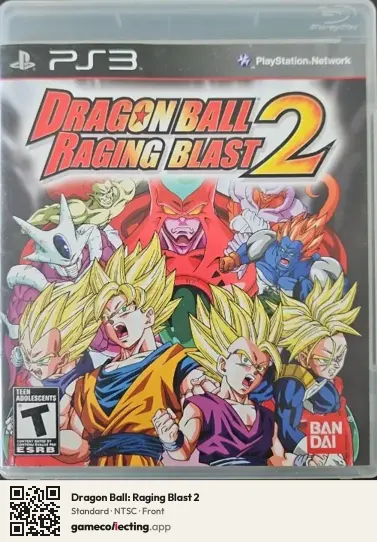 Dragon Ball: Raging Blast 2 PlayStation 3, NTSC box front