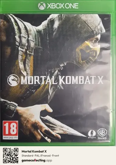 Mortal Kombat X Xbox One, France box front