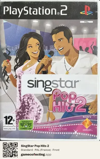 SingStar Pop Hits 2 PlayStation 2, France box front