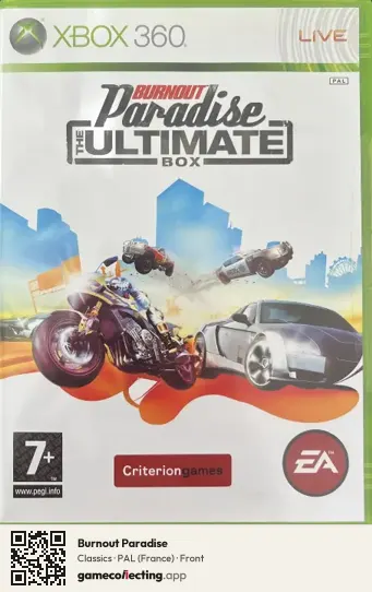 Burnout Paradise Xbox 360, France box front