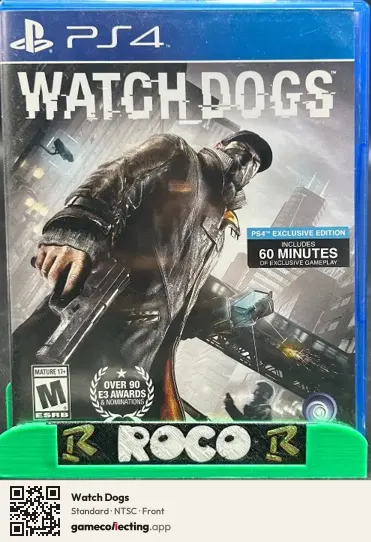 Watch Dogs PlayStation 4, NTSC box front