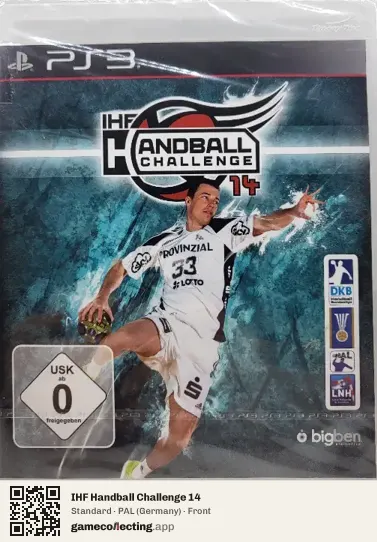 IHF Handball Challenge 14 PlayStation 3, Germany box front