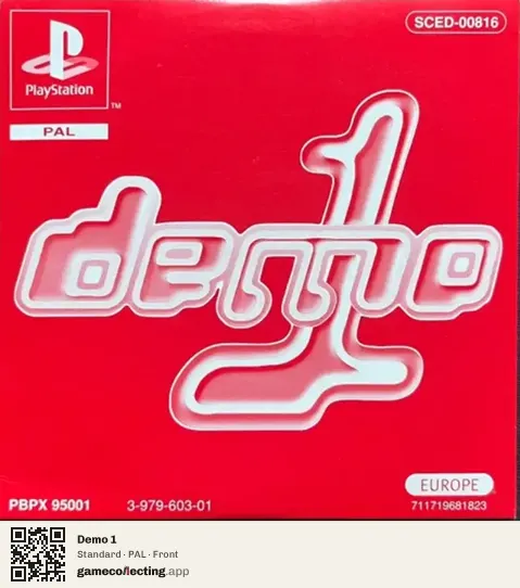 Demo 1 PlayStation, PAL box front