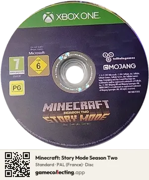 Minecraft: Story Mode Season Two Xbox One, PAL disc