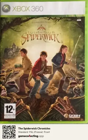The Spiderwick Chronicles Xbox 360, France box front