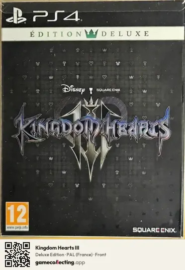 Kingdom Hearts III PlayStation 4, France box front