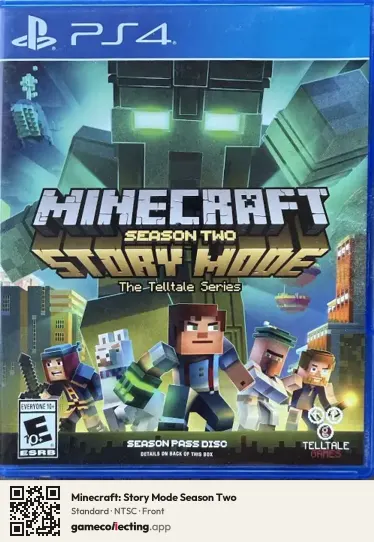 Minecraft: Story Mode Season Two PlayStation 4, NTSC box front