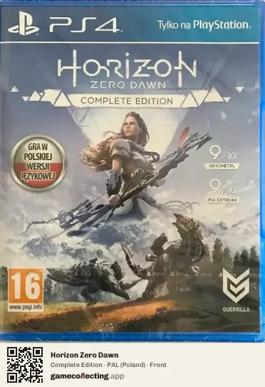 Horizon Zero Dawn PlayStation 4, Poland box front