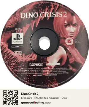 Dino Crisis 2 PlayStation, PAL disc