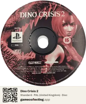 Dino Crisis 2 PlayStation, PAL disc