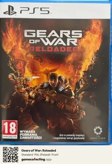 Gears of War: Reloaded PlayStation 5, Poland box front