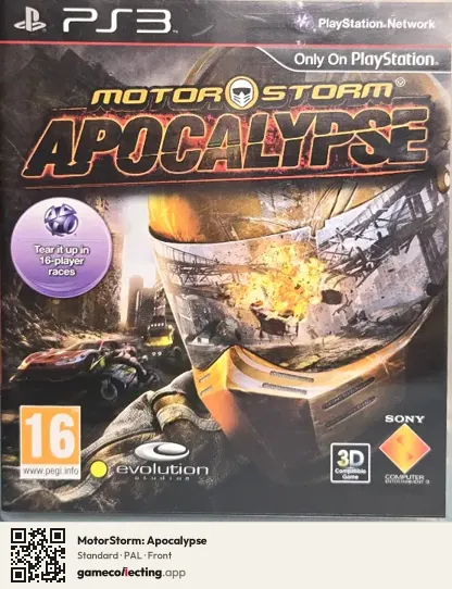 MotorStorm: Apocalypse PlayStation 3, PAL box front