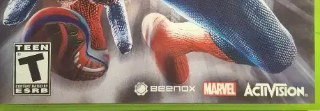 The Amazing Spider-Man, the ESRB box on its front