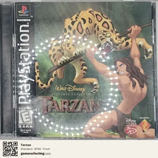 Tarzan PlayStation, NTSC box front