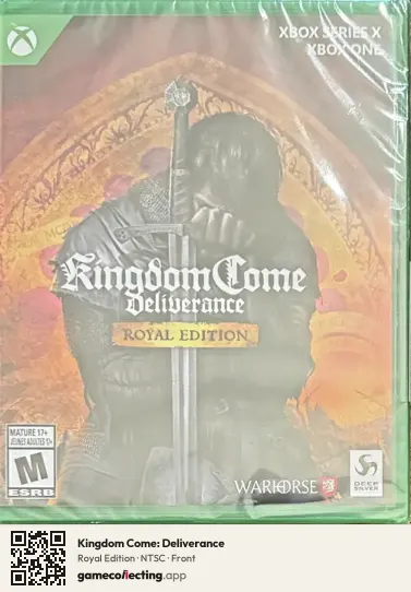 Kingdom Come: Deliverance Xbox Series X, NTSC box front