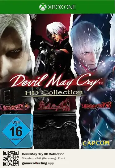 Devil May Cry HD Collection Xbox One, Germany box front