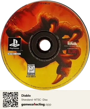 Diablo PlayStation, NTSC disc