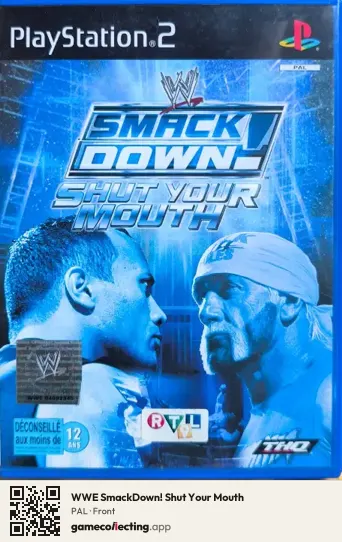 WWE SmackDown! Shut Your Mouth PlayStation 2, PAL box front