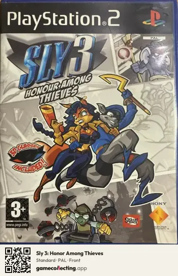 Sly 3: Honor Among Thieves PlayStation 2, PAL box front