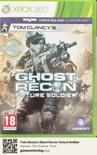 Tom Clancy's Ghost Recon: Future Soldier Xbox 360, France box front