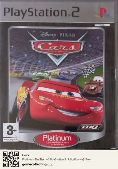 Cars PlayStation 2, France box front