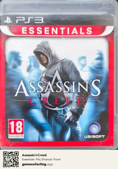 Assassin's Creed PlayStation 3, France box front