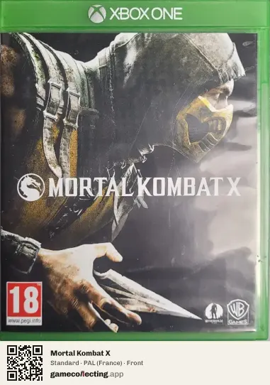 Mortal Kombat X Xbox One, France box front