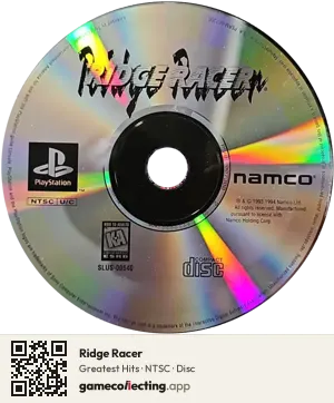 Ridge Racer PlayStation, NTSC disc