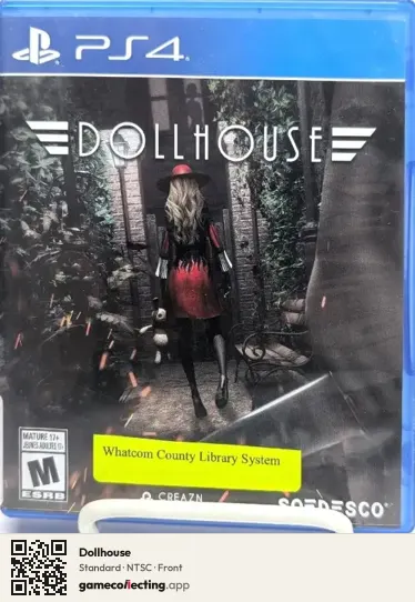 Dollhouse PlayStation 4, NTSC box front