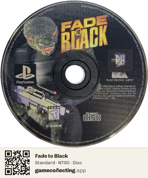 Fade to Black PlayStation, NTSC disc