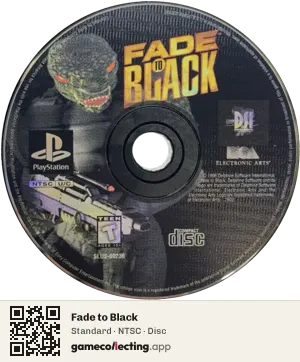 Fade to Black PlayStation, NTSC disc