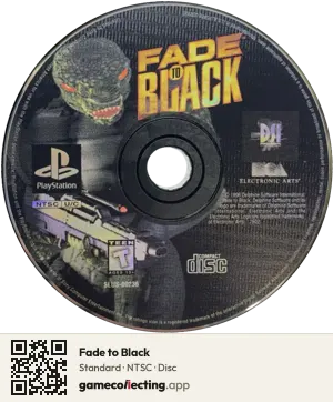 Fade to Black PlayStation, NTSC disc