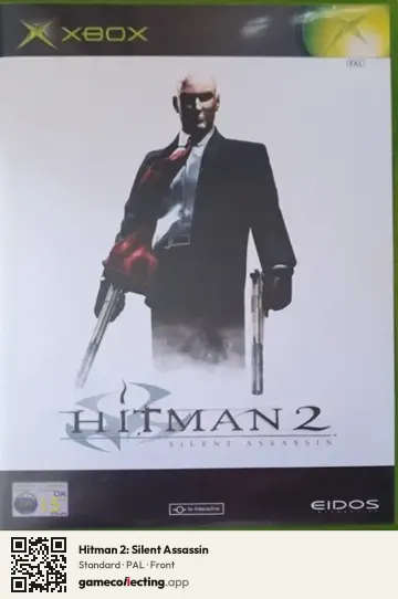 Hitman 2: Silent Assassin Xbox, PAL box front