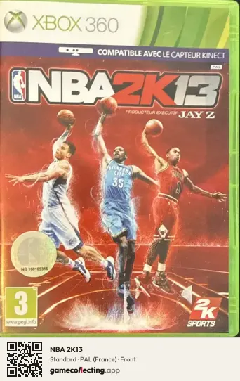 NBA 2K13 Xbox 360, France box front