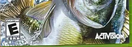 Rapala Pro Bass Fishing, the ESRB box on its front
