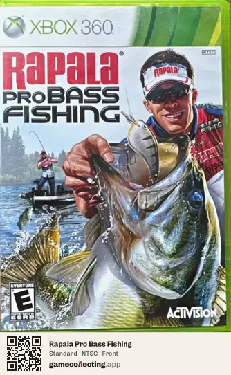 Rapala Pro Bass Fishing Xbox 360, NTSC box front