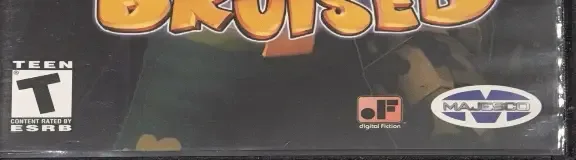Black & Bruised, the ESRB box on its front