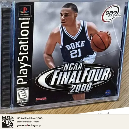 NCAA Final Four 2000 PlayStation, NTSC box front