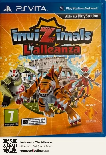 Invizimals: The Alliance PlayStation Vita, Italy box front