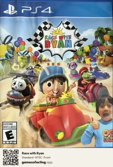 Race with Ryan PlayStation 4, NTSC box front