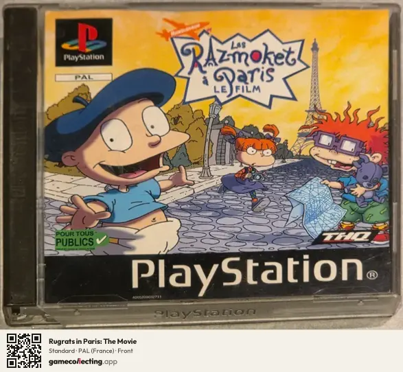 Rugrats in Paris: The Movie PlayStation, France box front