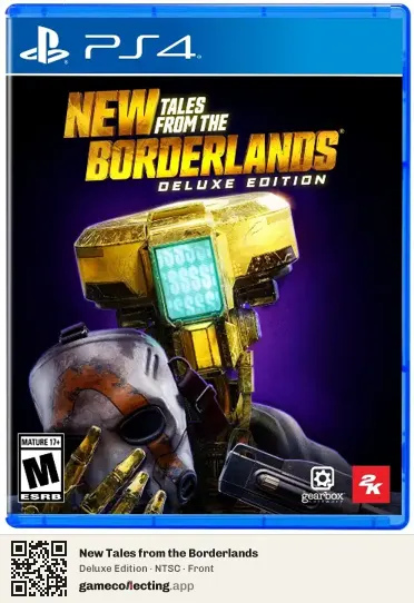 New Tales from the Borderlands PlayStation 4, NTSC box front